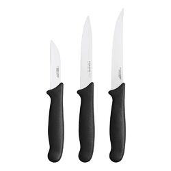 Fiskars - Essential Grönsaksknivset 3 delar svart