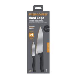 Fiskars - Hard Edge Knivset Stor Kockkniv & Grönsakskniv 2 delar