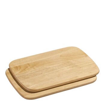 Zassenhaus - Liten Serveringsbricka 2-pack 28x20 cm  Rubberwood